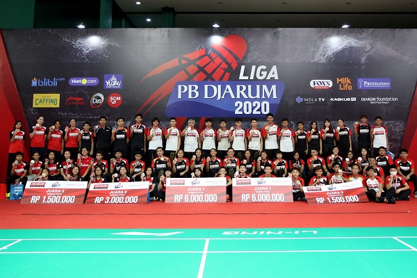 Tim Krapyak & Kaliyetno Juara Beregu Liga PB Djarum
