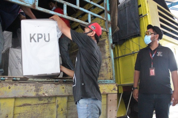 KPU Kota Semarang Mulai Distribusikan 1,2 Juta Surat Suara untuk Pilkada 2020