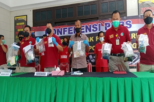 Polisi di Jateng Sita 14,92 Kg Narkoba Jenis Sabu-Sabu