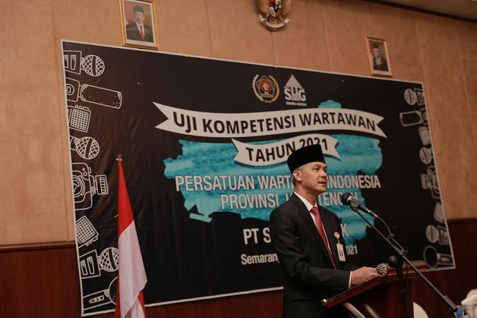 Dihadiri Gubernur Ganjar, SG-PWI Jateng Sukses Adakan UKW Se-Jawa Tengah