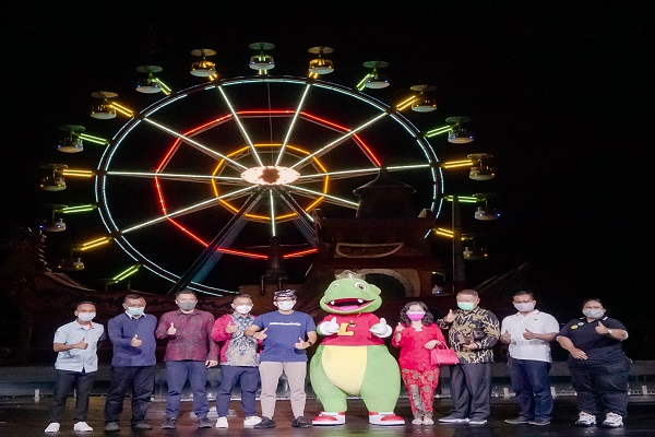 Sambangi Saloka, Menparekraf Sandiaga Uno Saksikan Baru Klinthing Show