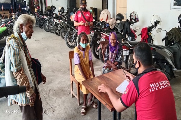 Hari Pertama Puasa, Satpol PP Kota Semarang Jaring 7 PGOT