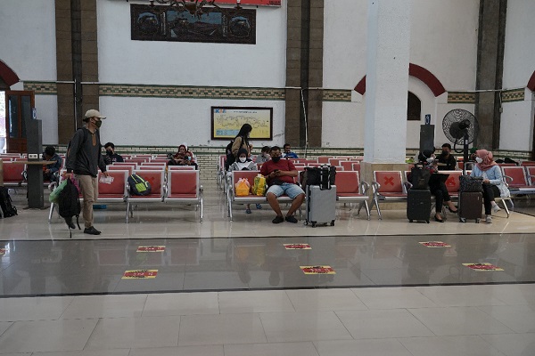 Jelang Larangan Mudik, Belum Ada Lonjakan Penumpang KA di Semarang