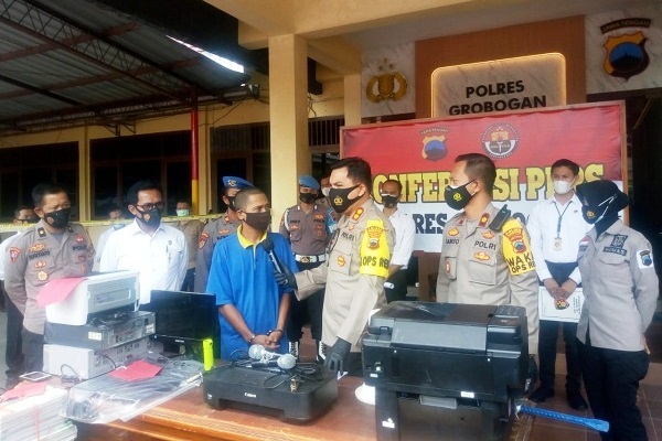 Dagangan Sepi, Bakul Siomai di Grobogan Lakukan Aksi Pencurian di 5 Sekolah