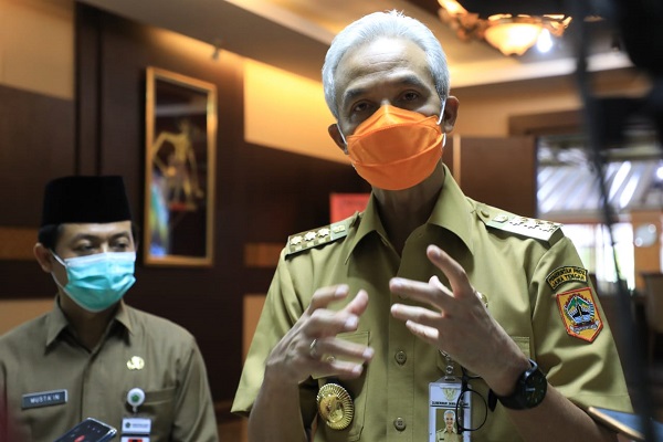25 Daerah di Jateng Zona Merah, Ganjar Keluarkan Instruksi, Salah Satunya Lockdown