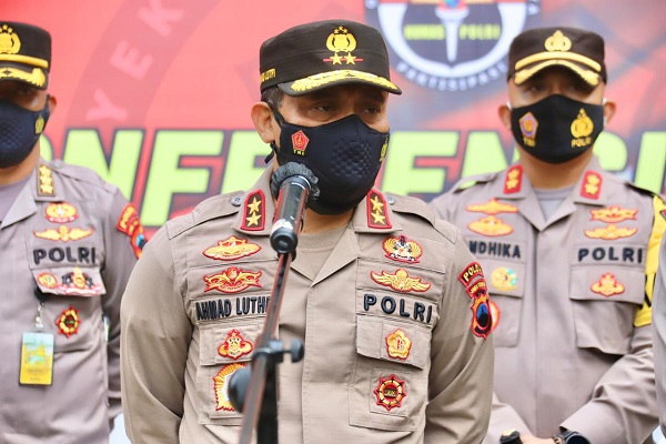 Covid-19 di Jateng Meningkat, Kapolda Terjunkan Brimob di Zona Merah