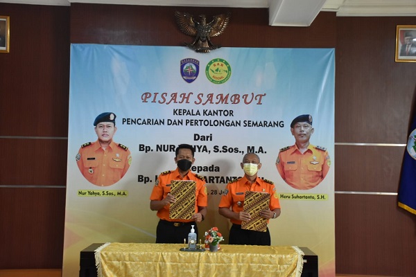 Jabatan Kepala Basarnas Semarang Beralih, Heru Suhartanto Gantikan Nur Yahya