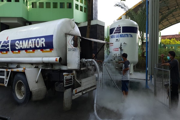 Polda Jateng: Baru 41,9℅ Kebutuhan Oksigen Rumah Sakit Terpenuhi