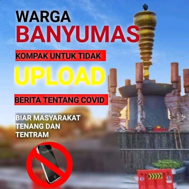 Beredar Poster Larang Unggah Berita Covid-19 di Banyumas Raya, Begini Respons Gubernur Jateng