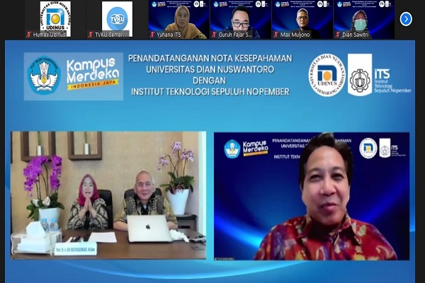 Udinus Lanjutkan Kerja Sama dengan ITS
