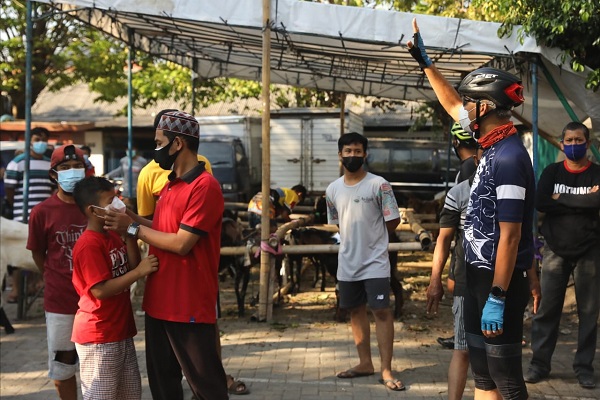 Duh, Masih Banyak Panitia Kurban Iduladha di Semarang Abaikan Prokes