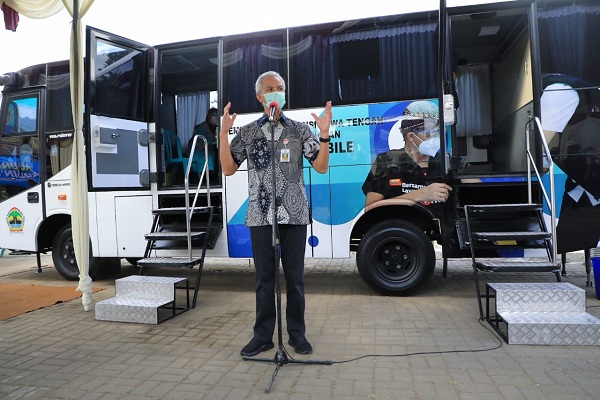 Bus Vaksin Diluncurkan di Borobudur, Siap Jangkau Daerah Terpencil
