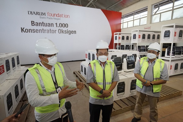 Antisipasi Gelombang Ketiga Corona, Djarum Foundation Sumbang Konsentrator Oksigen ke RS di Jateng