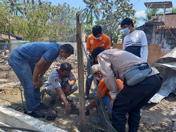 Rumah Pensiunan Guru di Kedungjati Ludes Terbakar