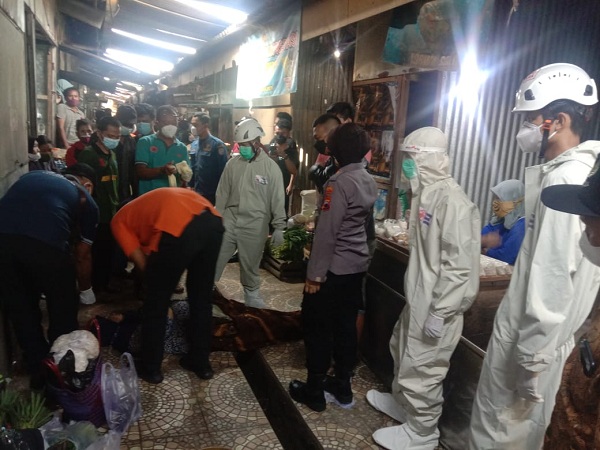 Pengunjung Pasar Jungke Karanganyar Meninggal Saat Belanja