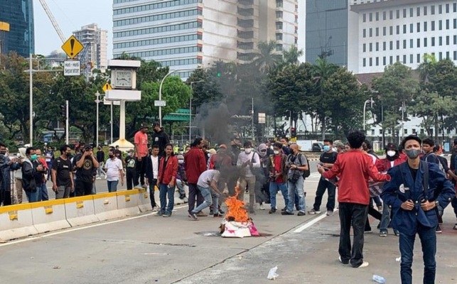 Demo BEM SI 2 Tahun Jokowi Ma’ruf Memanas