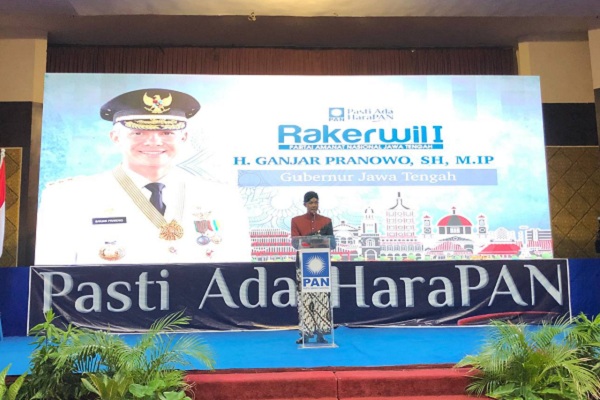 Ganjar Sampaikan Ini di Rakerwil PAN di Semarang