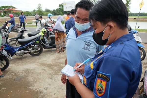 Guru dan Murid Terjaring Operasi Masker