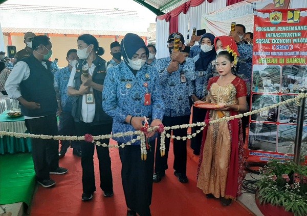 Bupati Grobogan Resmikan Proyek Program PISEW dan Kotaku 2021