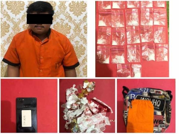 Polisi Bekuk 5 Tersangka Sabu-Sabu Solo