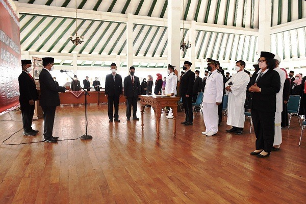 65 Pejabat Dilantik, Posisi di Pemkab Boyolali Terisi Semua