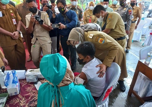 Vaksinasi Covid-19 Anak di Grobogan Selesai Sepekan, Ini Kata Bupati