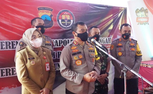 Kapolda Jateng Meresmikan Gedung Mapolsek Geyer