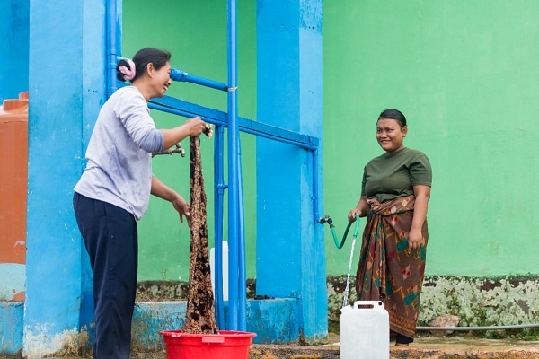 Warga Dusun Wuni Rembang Tak Lagi Kesulitan Air Bersih, Berkat Semen Gresik