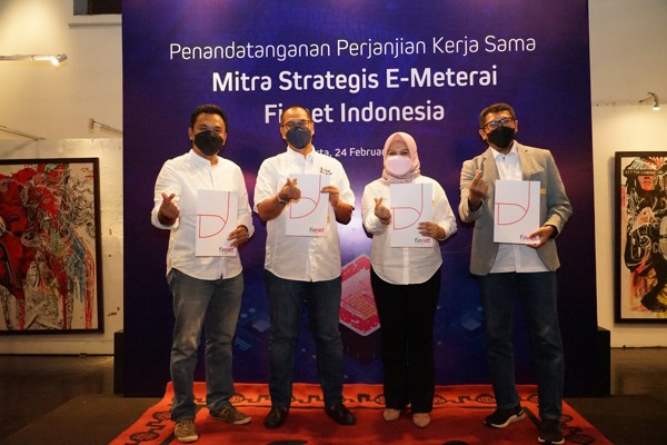 Gandeng Tiga Mitra Strategis, Finnet Perluas Distribusi E-Meterai