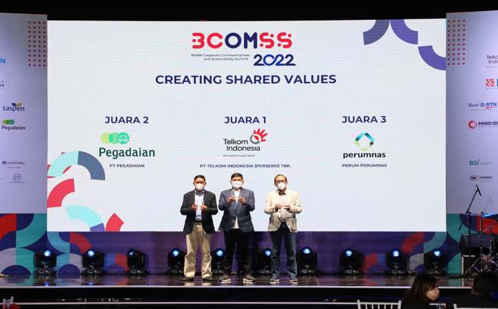 Mantab, Program TJSL Telkom Terima Penghargaan Terbaik dari Kementerian BUMN