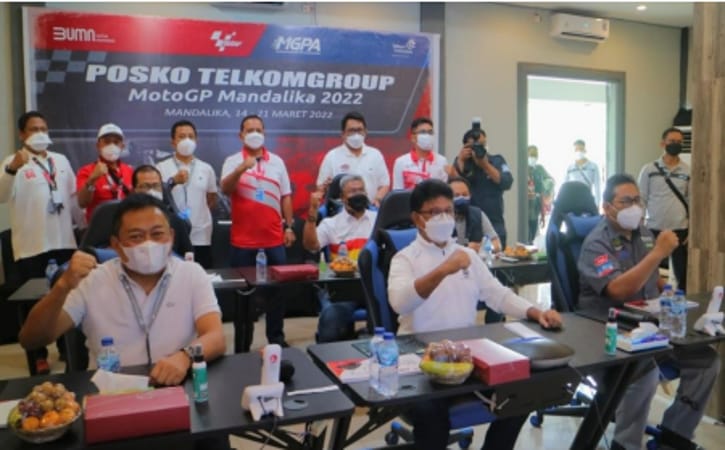 Total Kapasitas Layanan di Mandalika Capai 30,8 Gbps, Menkominfo Apresiasi TelkomGroup