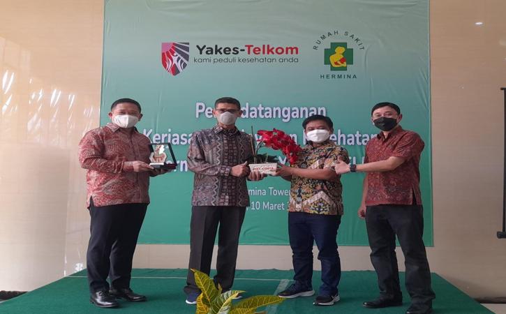 Yakes Telkom Jalin Kerja Sama dengan 44 Rumah Sakit Hermina Group