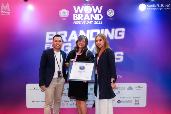 Raih Gold Champion Indonesia WOW Brand 2023, Semen Gresik Jadi Merek Unggulan di Tanah Air