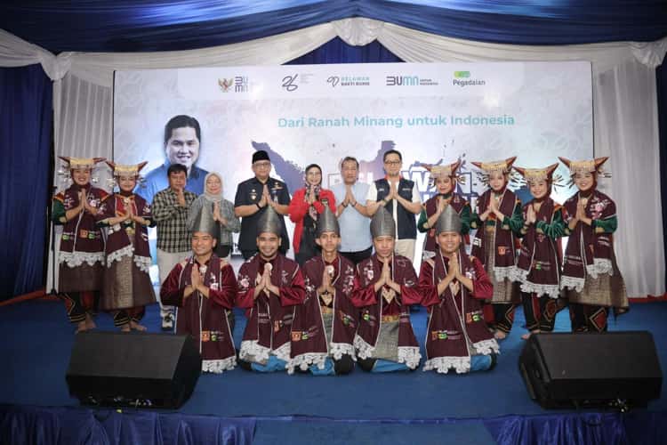 Didukung Pegadaian, Relawan Bakti BUMN Beri Pelatihan untuk Warga Sumatera Barat