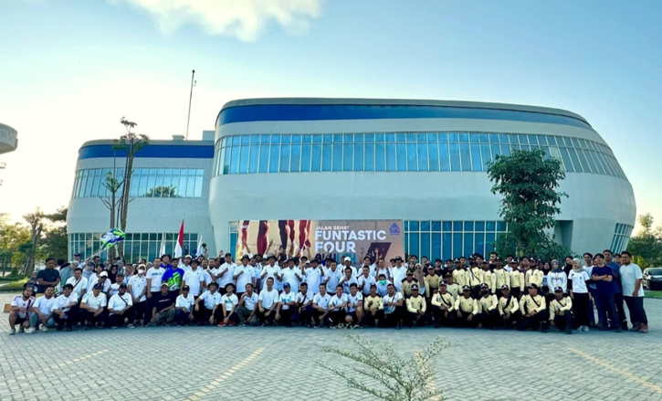 Peringati HUT ke-4 Core Value BUMN, Pabrik Semen Gresik Rembang Gelar Jalan Sehat