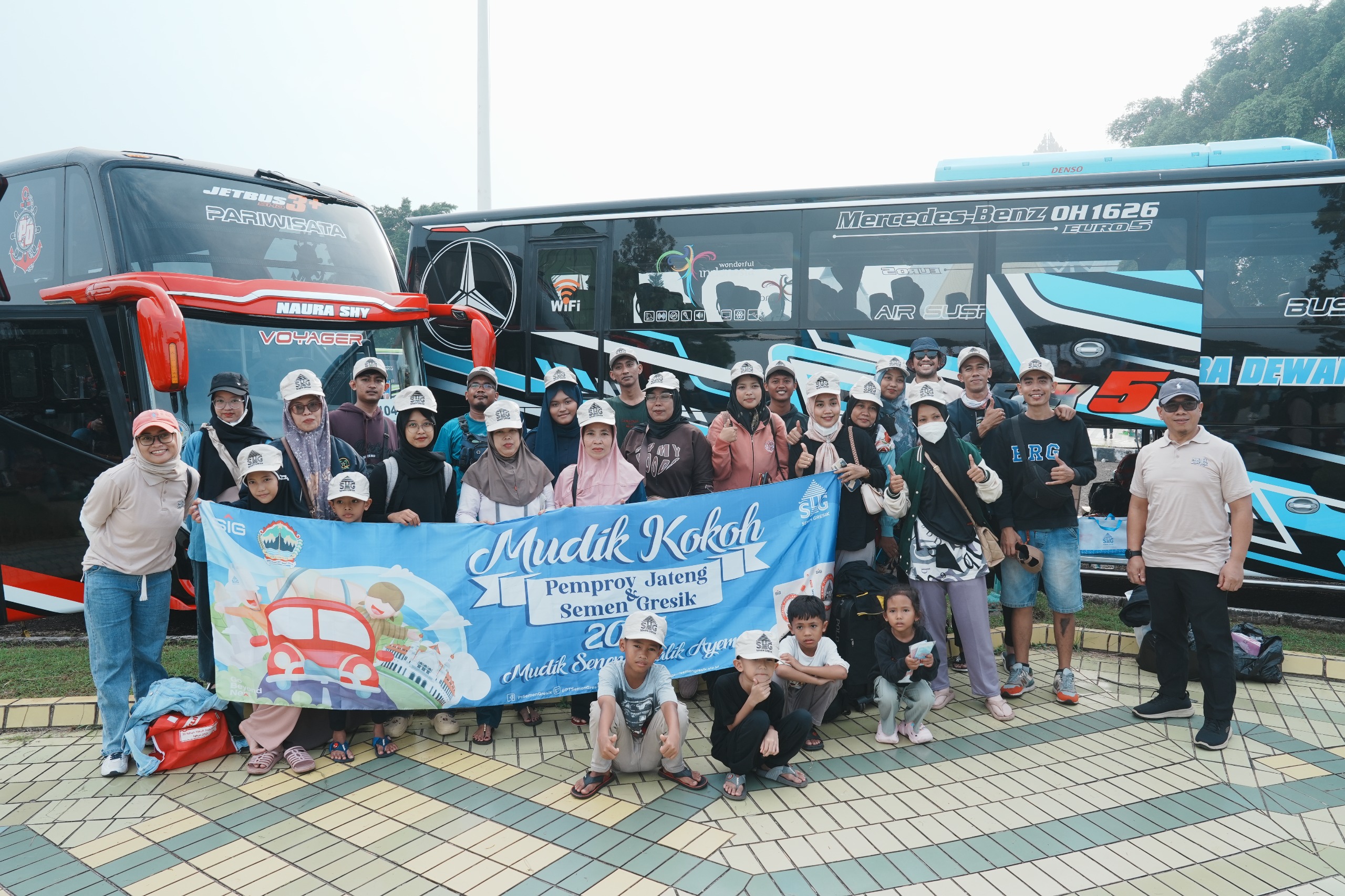 Dukung Program Mudik Gratis 2025 Pemprov Jateng, Semen Gresik Berangkatkan Ratusan Pemudik dari Jakarta