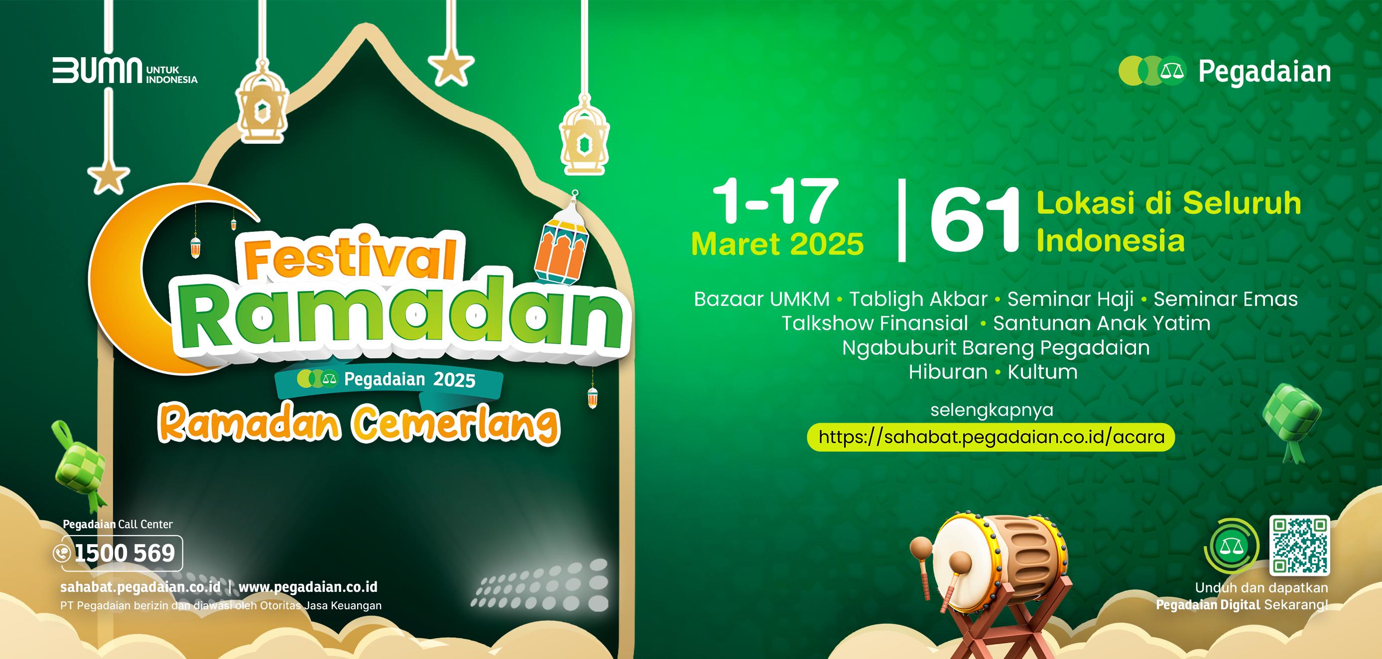 Ramadan Bareng Pegadaian #BisaLebih Seru di 61 Lokasi Festival Ramadan