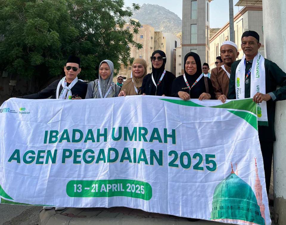 Berhasil Lampaui Target, Agen Hebat Pegadaian Peroleh Reward Umrah