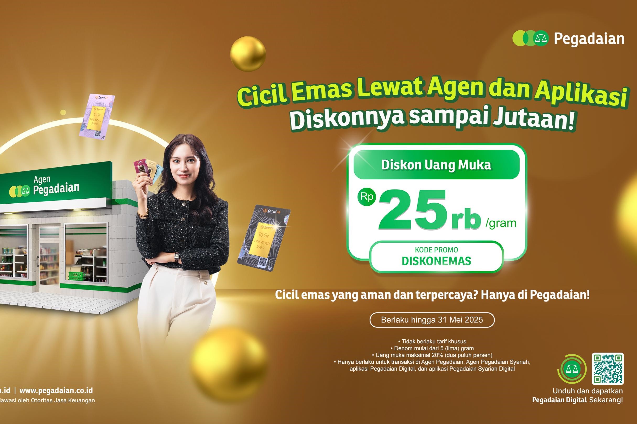 Yuk Investasi dengan Cicil Emas di Pegadaian, Dapatkan Diskon hingga Jutaan Rupiah!
