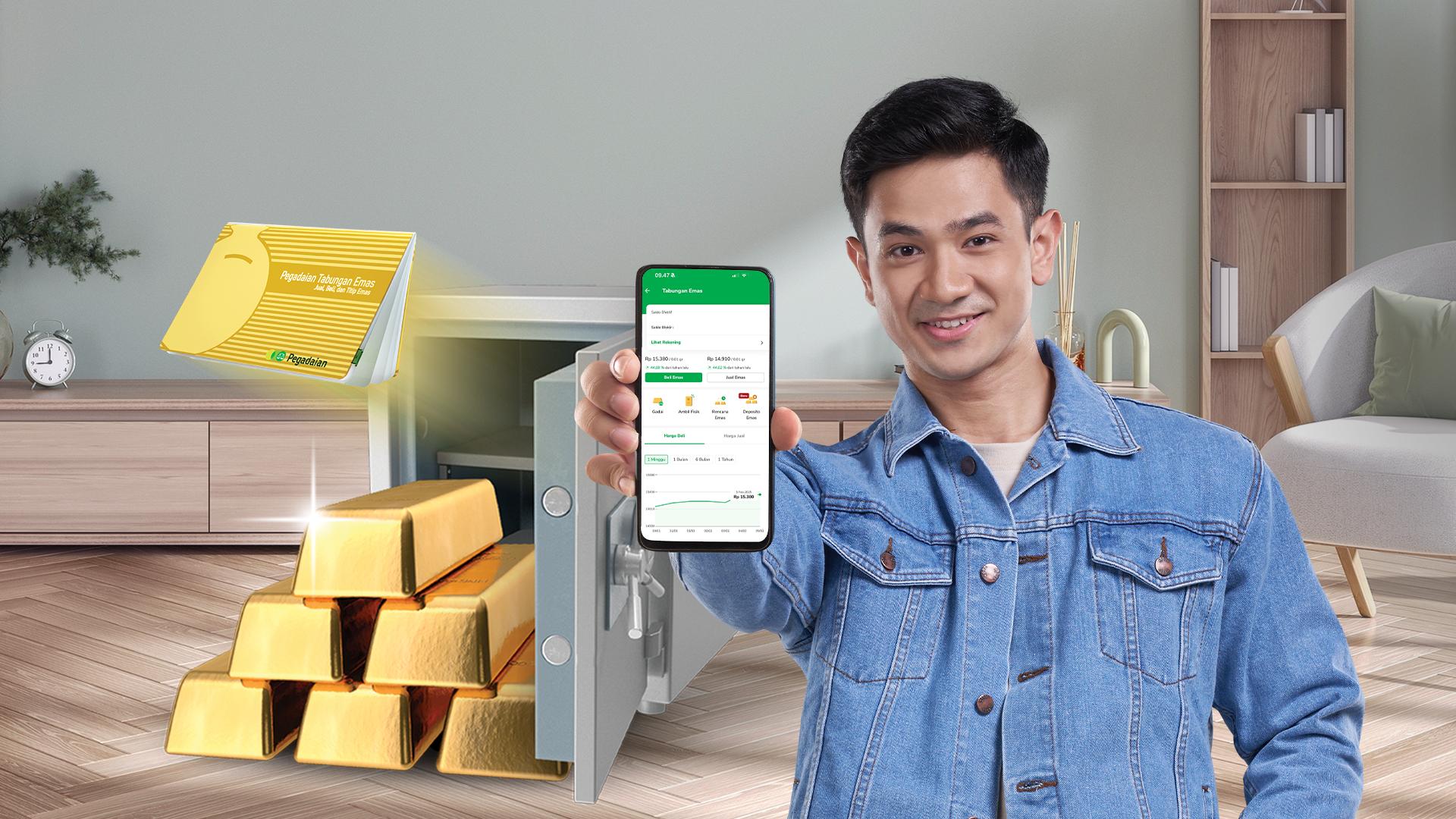 Pegadaian Luncurkan Aplikasi Baru, Dukung Tren Investasi Emas Digital