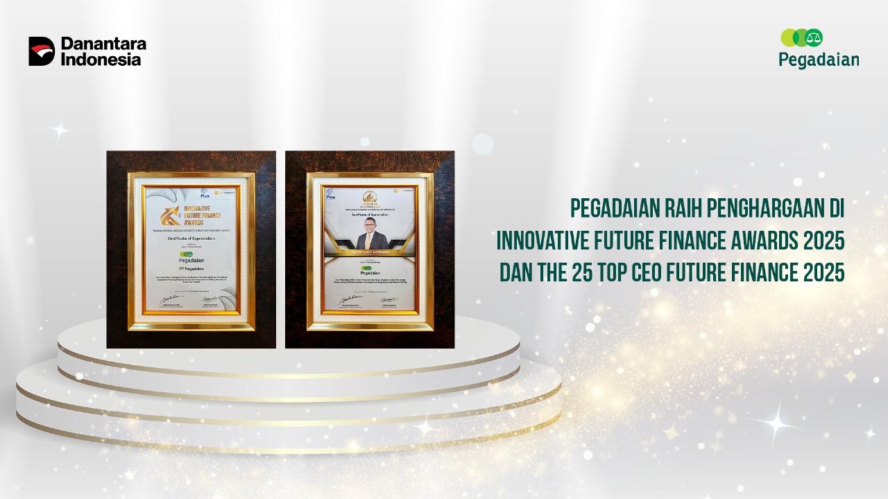 Pegadaian Raih The Most Innovative dan The Best CEO Future Finance Awards 2025