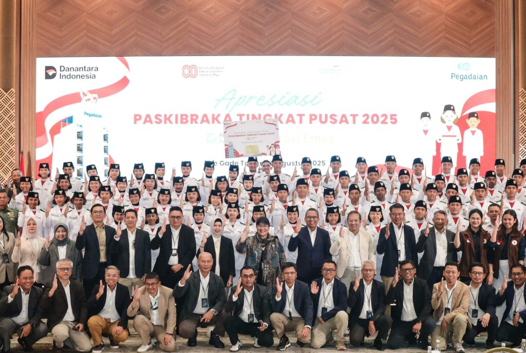 Peduli Generasi Emas, Pegadaian Beri Apresiasi Tabungan Emas untuk Paskibraka Nasional 2025