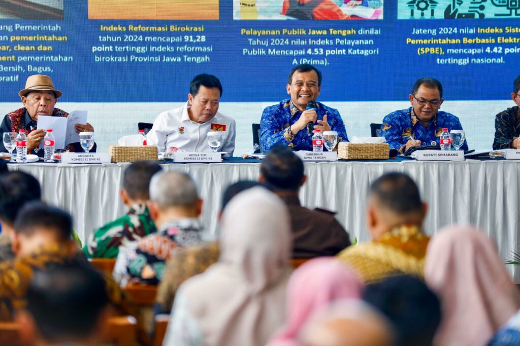 Pelayanan Publik di Jawa Tengah Masuk Peringkat Lima, Ahmad Luthfi Berharap Terintegrasi Nasional