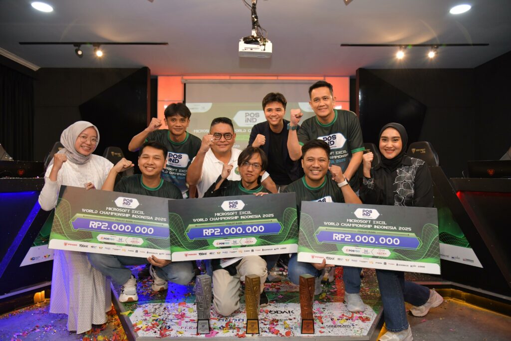 Juara Microsoft Excel World Championship Indonesia, Tim Pegadaian Siap Berlaga di E-Sport Edutainment Dunia