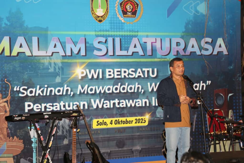 Hadiri Acara PWI di Solo, Gubernur Ahmad Luthfi Ungkap Peran Penting Pers bagi Pemerintahannya