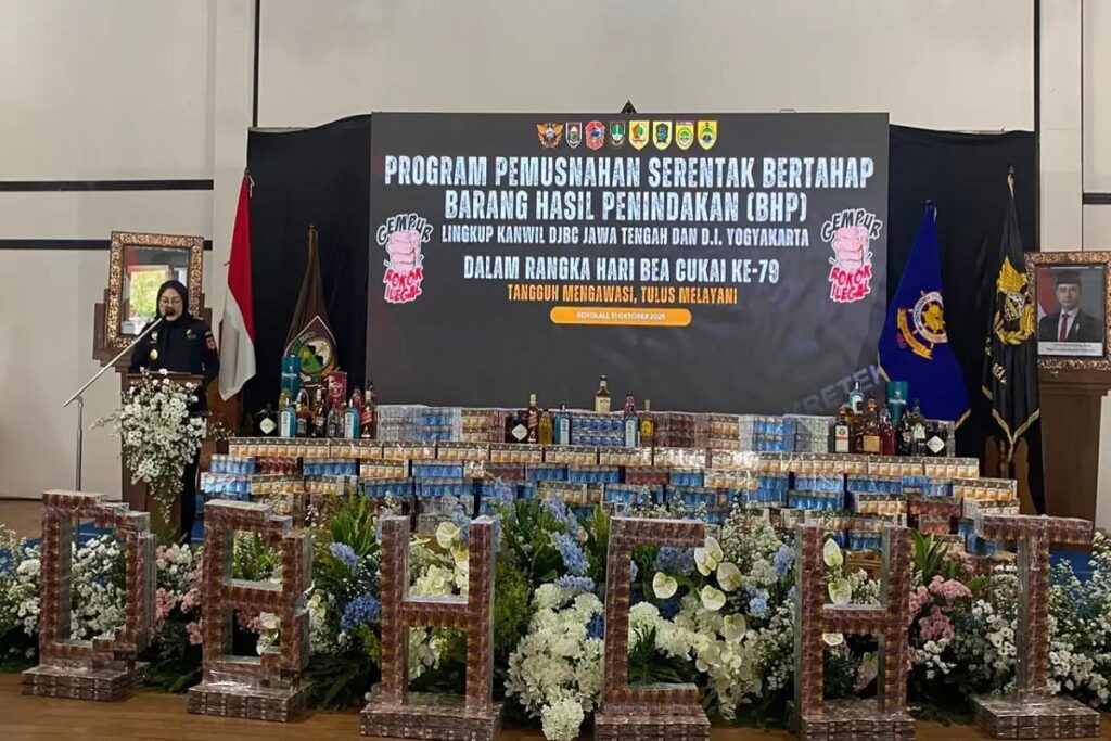 Bea Cukai Solo Ungkap Temuan Rokok Ilegal di Soloraya Naik 70% Dibanding 2024