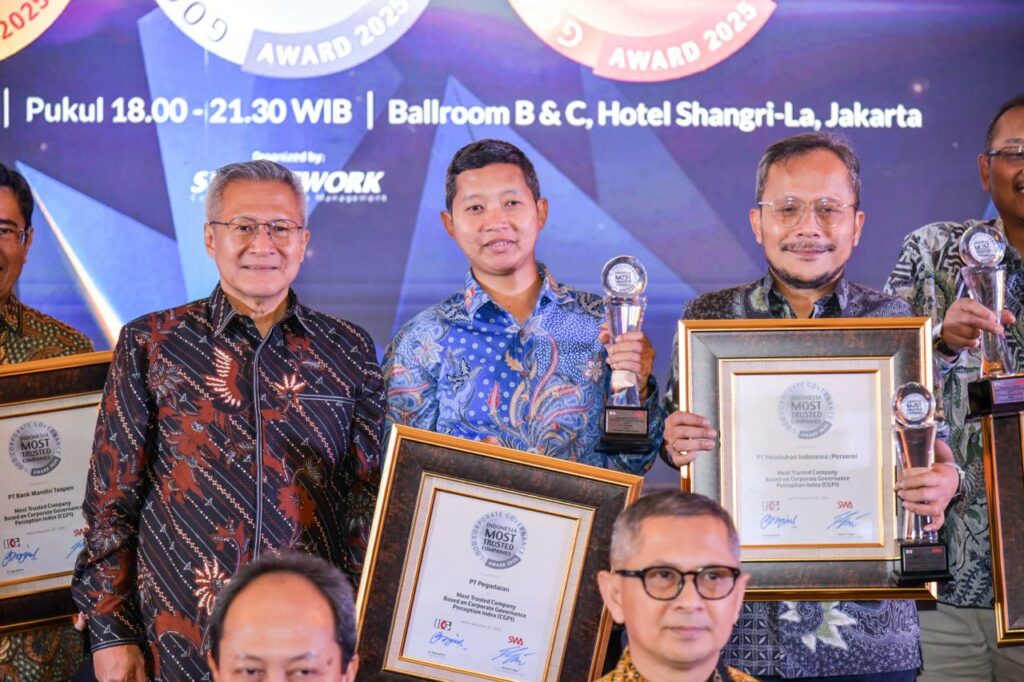 Keren, PT Pegadaian Pertahankan Predikat Most Trusted Company dalam Ajang CGPI 2025