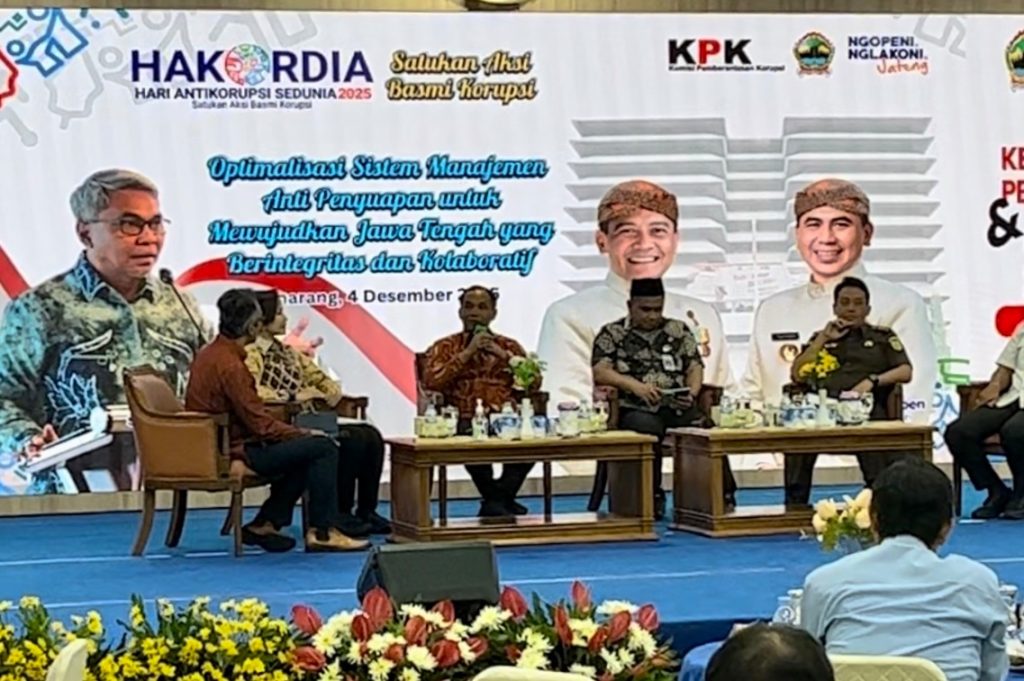 Hari Antikorupsi, Ketua DPRD Jateng Sumanto Tegaskan Pentingnya Transparansi Anggaran & Pengawasan
