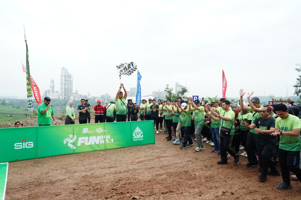 Peringati HUT Ke-12, Semen Gresik Gelar SG Fun Run & Fun Walk di Area Greenbelt Pabrik Rembang