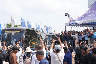 PT Semen Gresik kembali bersinergi dengan Pemerintah Provinsi Jawa Tengah mendukung program Mudik Gratis tahun 2026, Senin (16/3/2026).(Istimewa)